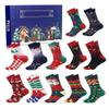 Countdown Socks For Kids And Teens With Cotton Material For Christmas Celebration And Holiday Gift