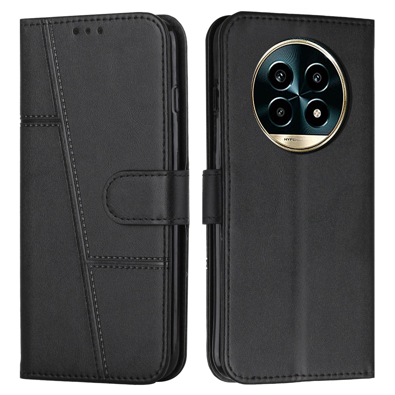 

For Realme 13+ 5G/13 Pro 5G (China) Case Stand Flip Protective Leather Phone Cover A