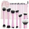 20pcs Makeup Brushes Set Powder Blush Foundation Soft Bristles Beauty Tools
