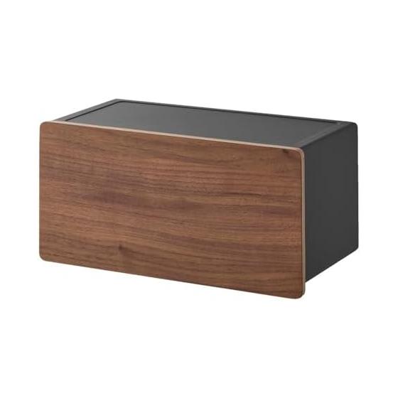 Wall Hanging Paper Towel Holder Wall Paper Towel Dispenser RIN Brown Yamazaki Jitsugyo Gypsum Board Wall Compatible RIN Cucina Paper Towel Holder