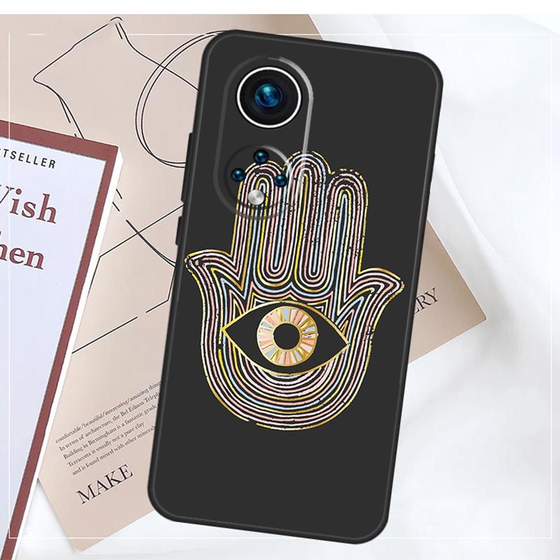 Evil Eye Hamsa Case For Honor Magic 8 7 6 5 Pro 200 400 Lite 50 70 90 X9a X9b X9c X9d X8b X8c Win RT Cover