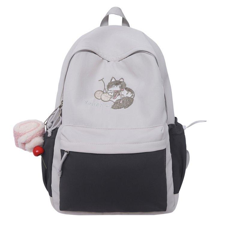 Contrast Color Backpack Student Schoolbag Children's Cartoon Backpack