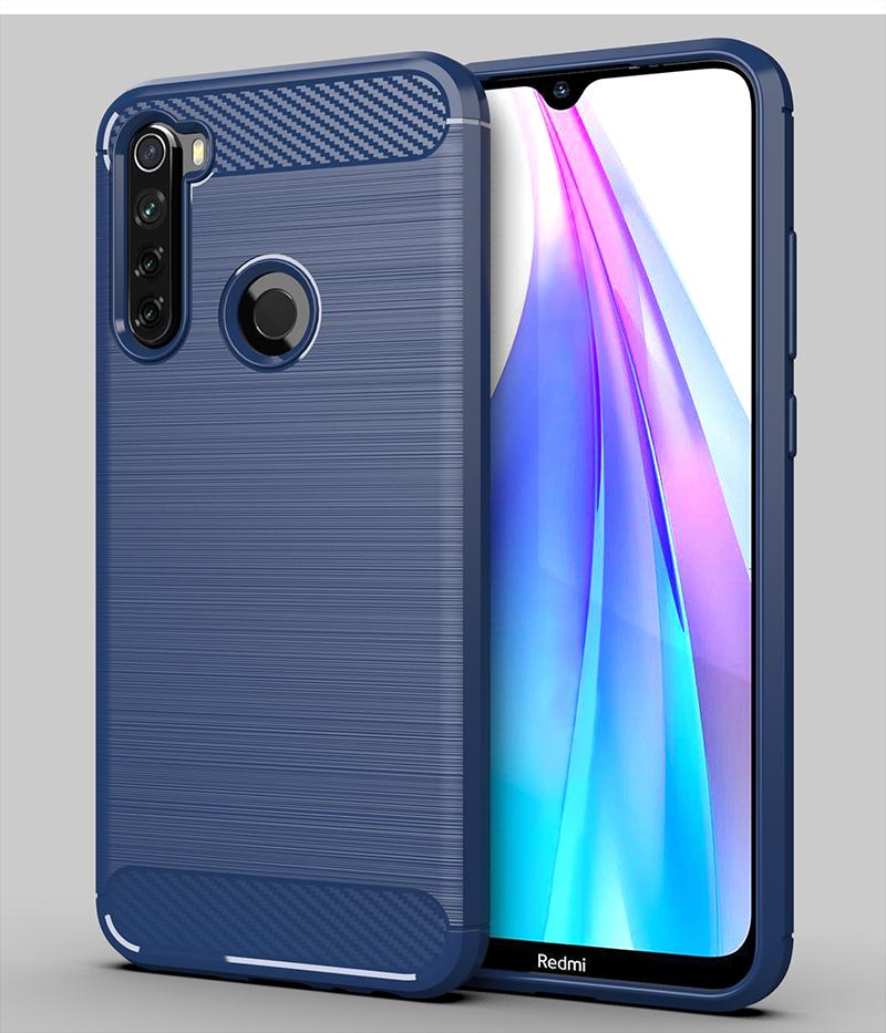 

For Xiaomi Redmi Note 8T Case Redmi 10 9T 9A X3 M3 Silicone Carbon Fiber Cover For Redmi Note 11 Pro Case For Redmi Note 11 Case For Poco M4 Pro 5G синий