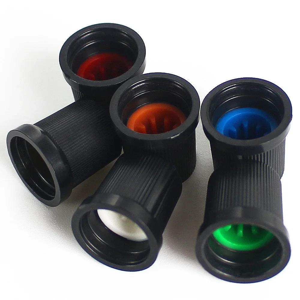 30PCS WH148 AG3 Potentiometer Knob Cap 15*15MM Plastic Knobs Kit White/blue/green/orange/red/yellow 6value*5PCS=30PCS