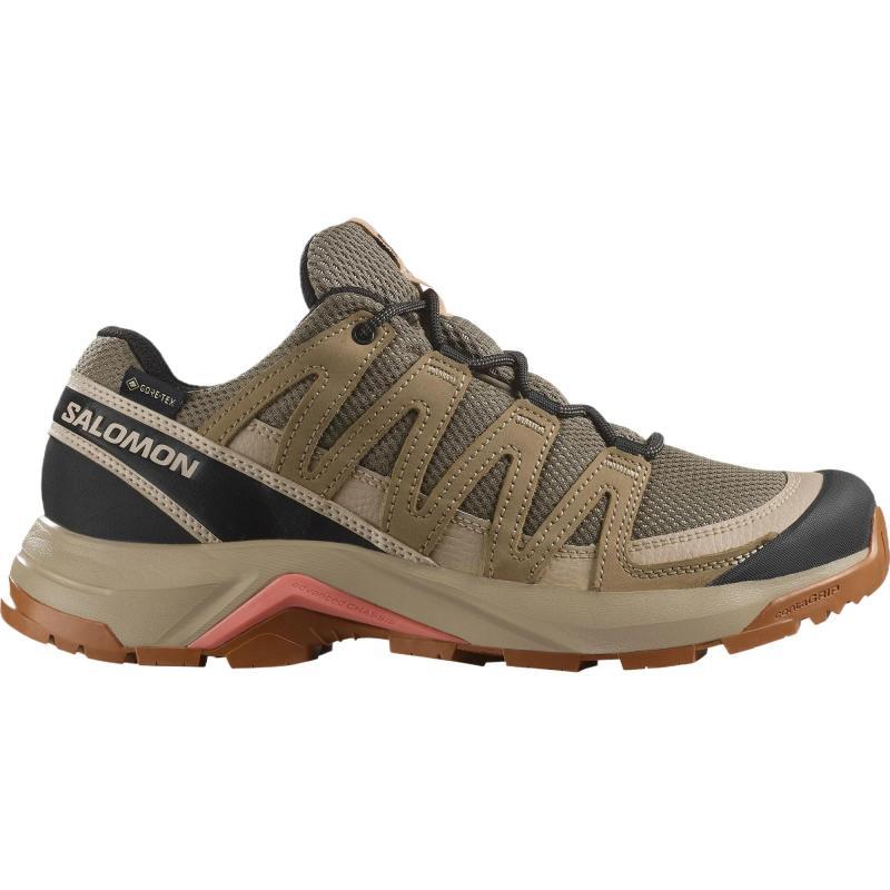SALOMON X Adventure Low Top Hiking Shoes Women's Brown Sneakers 478155
