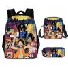 ONE PIECE Cross-border trendy backpack European and American retro schoolbag third grade~ fourth grade bag