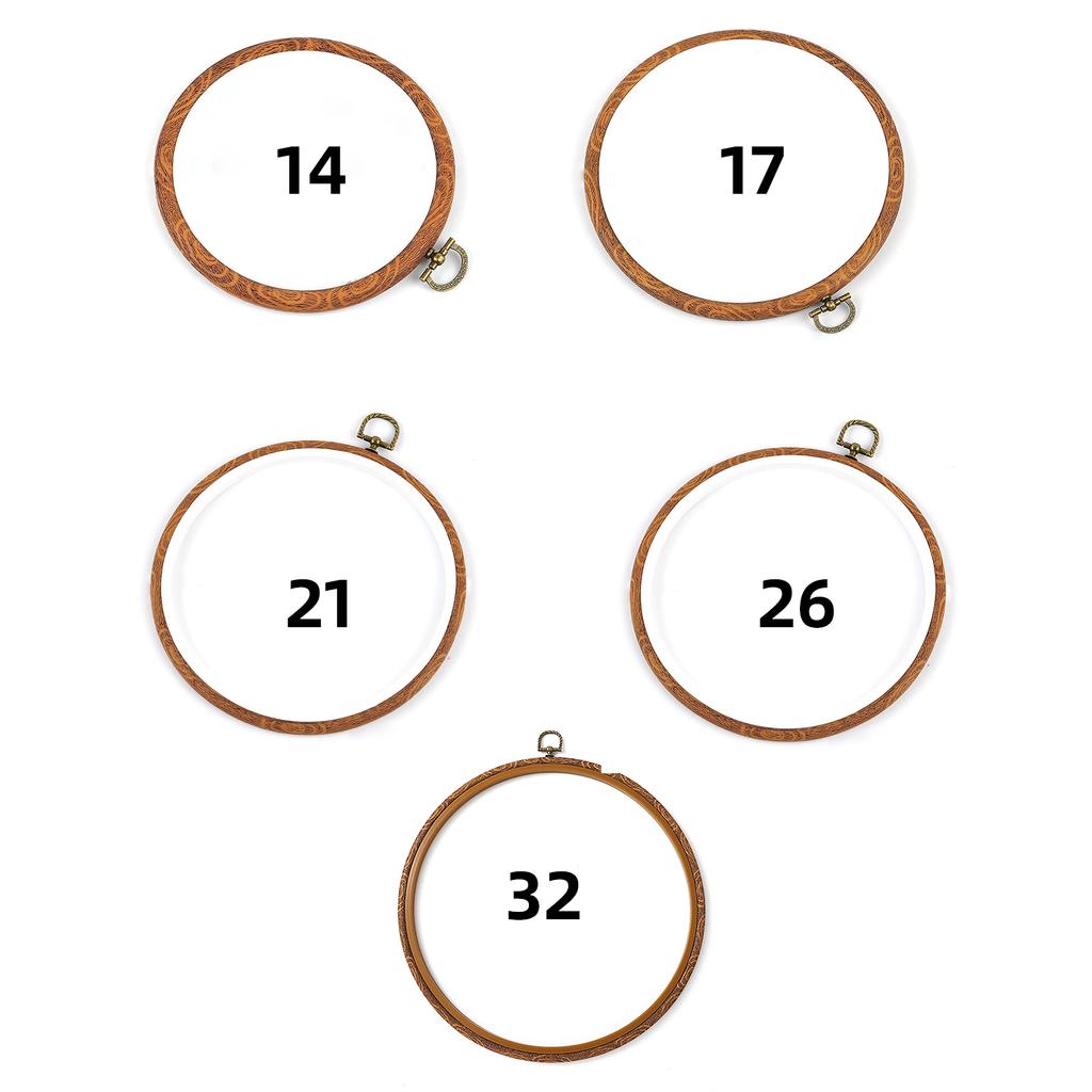 Embroidery Frame Adjustable Embroidery Hoop Cross Stitch Hoop Easy To Use for Needleworks Embroidery Project