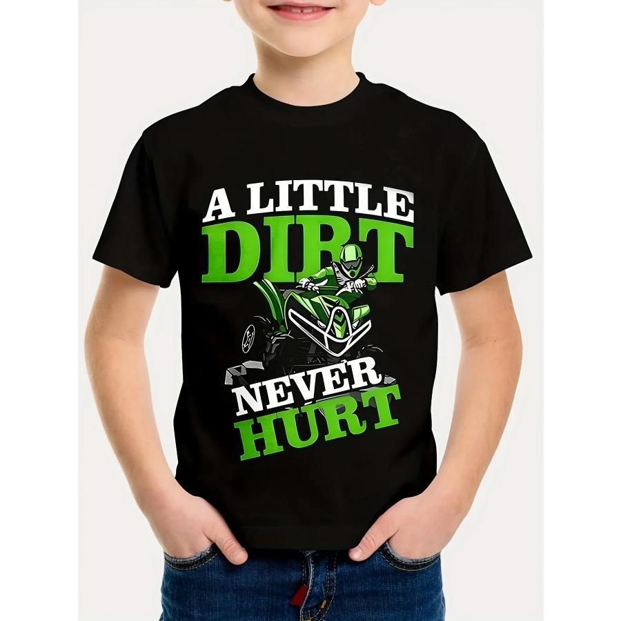 2024 Summer Kids Clothing Motorcycle Children's T-Shirt 3d Printing Short Sleeve Boys Girls Loose Tops Streetwear 2 To 8 Years