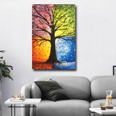 5d Diy Diamant Stickerei „Vier Jahreszeiten Baum“ Broderies Diamants Mosaik Diamanten Malerei