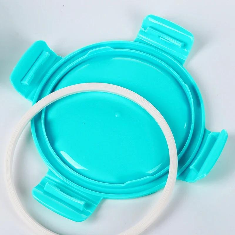 Multi-piece Glass Fresh-keeping Box High Temperature Resistant Lunch Box Microwave Special Glass Bowl Fresh-keeping Bowl With