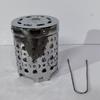 Camping Mini Heater Portable Stainless Steel Tent Stove Heating Cover for Hiking Traveling BBQ