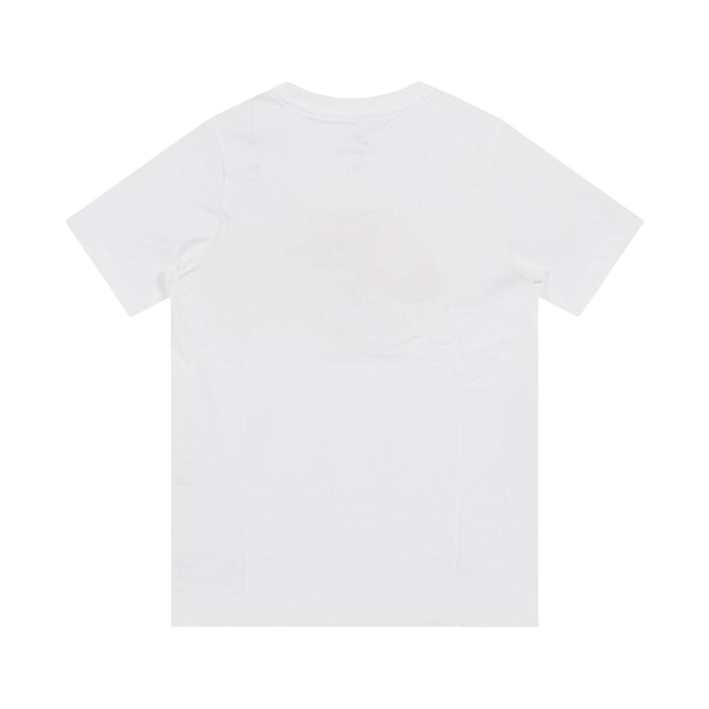 Nike Anime Print Logo Crew Neck Short Sleeve T-Shirt Kids Tops White FV5346-100