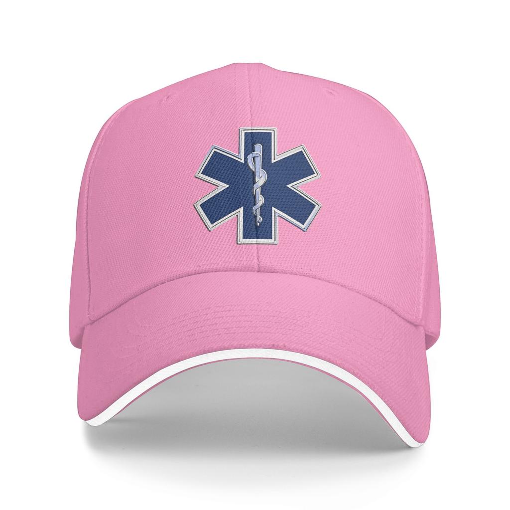 Paramedico Stella della Vita Cappellino da Baseball Casual Primavera Sanità Cappellino Trucker Dropshipping Cappellino Snapback Donna Uomo Cappellini da Baseball