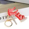 Rhinestone Keychain High Heeled Shoe Shape Cute Jewelry Bag Purse Pendant Accessories