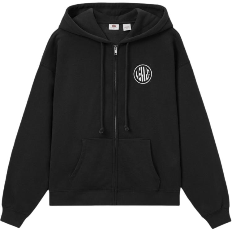 

Толстовка женская Levis с капюшоном на молнии, с длинными рукавами, цвет древесно-серый, A9416-0001 XS