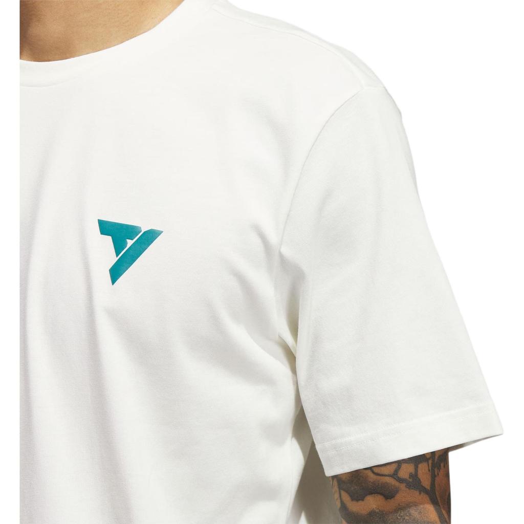 Adidas T Shirt Men's White Marble II7796