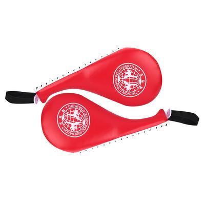 Boxing Taekwondo Karate Kick Punching Training Target Soft PU Sponge Pad Adult Children (Red)