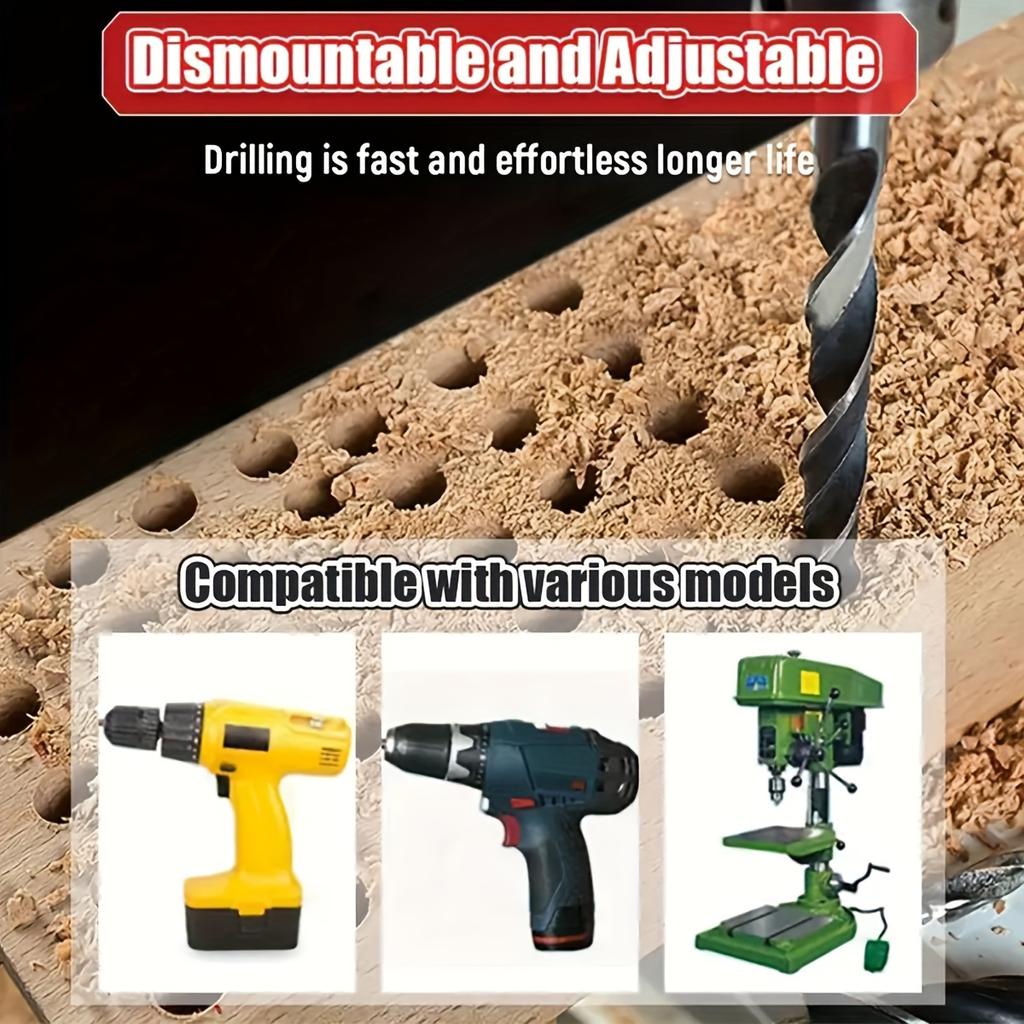 7pcs Flute Countersink HSS Drills Bit Reamer Set For Woodworking Chamfer Drilling Bit 3-10mm/0.12-0.39inch,Send A Small Wrench