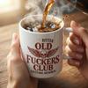 Cană Veche de Club – Cană de Cafea Bitteră pentru Membri, Cadou Ceramic Amuzant Pentru Bunic, Pensionari Legende