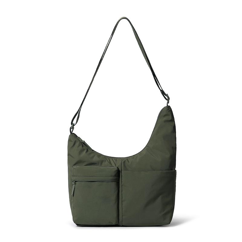 Multi-Pocket Sports Crossbody Bag Large Capacity Student Class Commuter Shoulder Bag