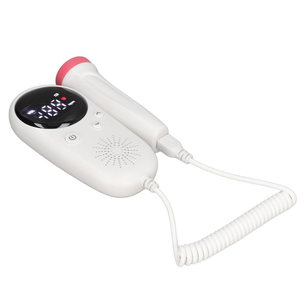 Fetal Heartbeat Monitor Professional High Sensitivity Probe Safe Accurate Pregnancy Heartbeat