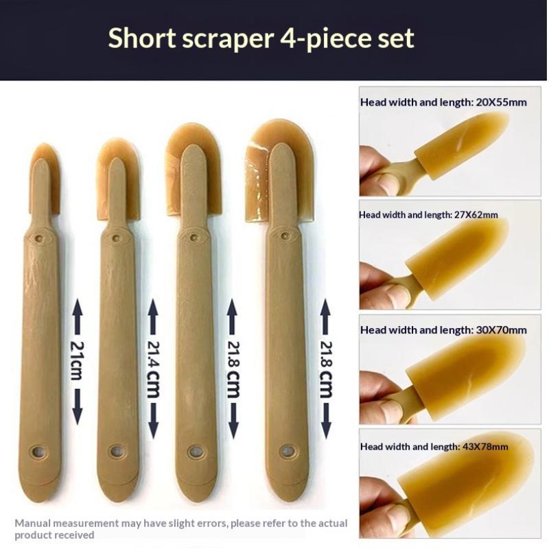 New 4-Piece Set Of Grout Scrapers Grout Silicone Sealant And Finishing Tools Applicator Scraper And Rubber Tool Set