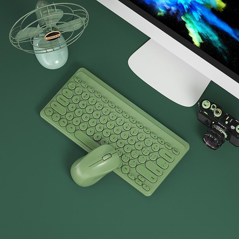

Набір бездротової клавіатури та миші BOW - портативний USB для ноутбука та домашнього офісу Wireless Keyboard and Mouse Set