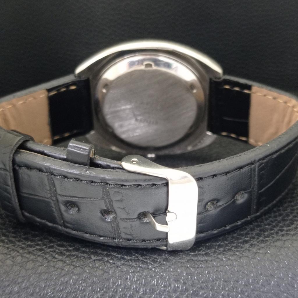 CITIZEN AUTOMATIC 8200 VINTAGE JAPAN MENS BLUE COLOR DIAL WATCH a702784-1 R210-a702784