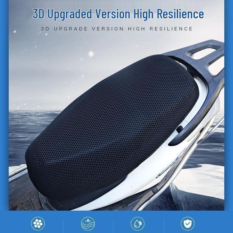 Breathable Waterproof Leather-Mesh EV Seat Cover: Heat-Insulating, Universal Fit