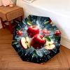 1 PC Automatic Folding Umbrella - Fruit Pattern, Portable & Foldable Design with 8 Ribs, Christmas Birthday Gifts