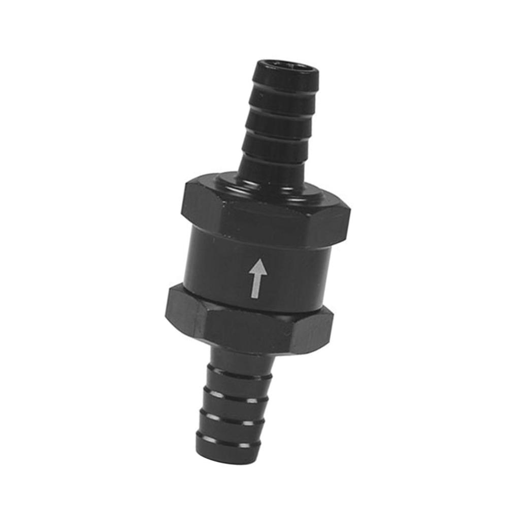 Universal Aluminum One Way Check Valve Non Return Valve Automotive Engine Fuel Line for Car Motorcycle Truck Use