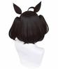 Cosplay Wig for Includes Net and Includes and Tail Heat-Resistant Disguise, Comb, Wig, Ears, (Kitasan Black)