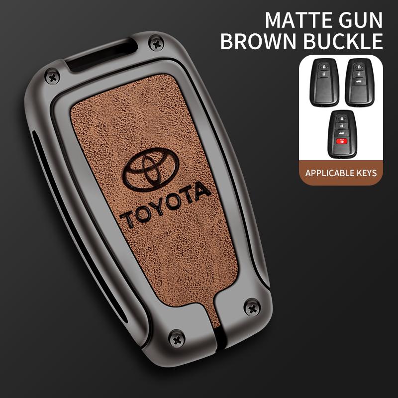 Car Remote Key Cover Case Holder Shell For Toyota CHR Prado 2017 2018 Prius Camry Corolla RAV4 2017 2018 2019 2020 Accessories C