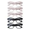 1/2/3/4/5PCS Women Clear Lens Presbyopia Glasses Personalized Cat Eye Reading Glasses Blue Light Blocking Eye Protection Eyewea