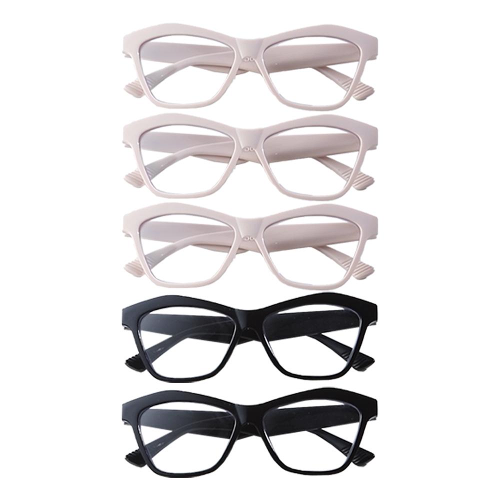 1/2/3/4/5PCS Women Clear Lens Presbyopia Glasses Personalized Cat Eye Reading Glasses Blue Light Blocking Eye Protection Eyewea