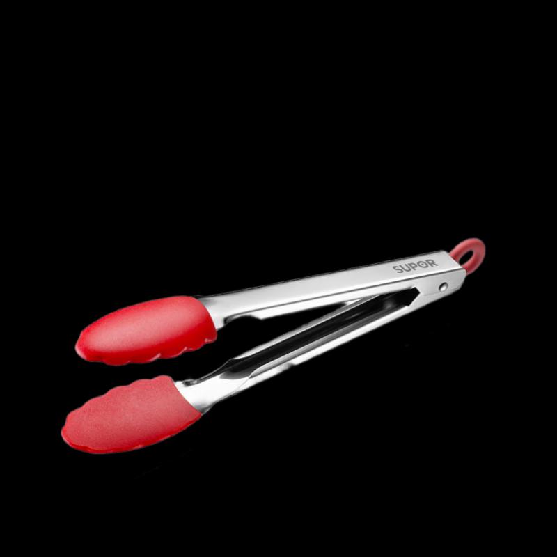 Supor Stainless Steel Silicone Food Tongs