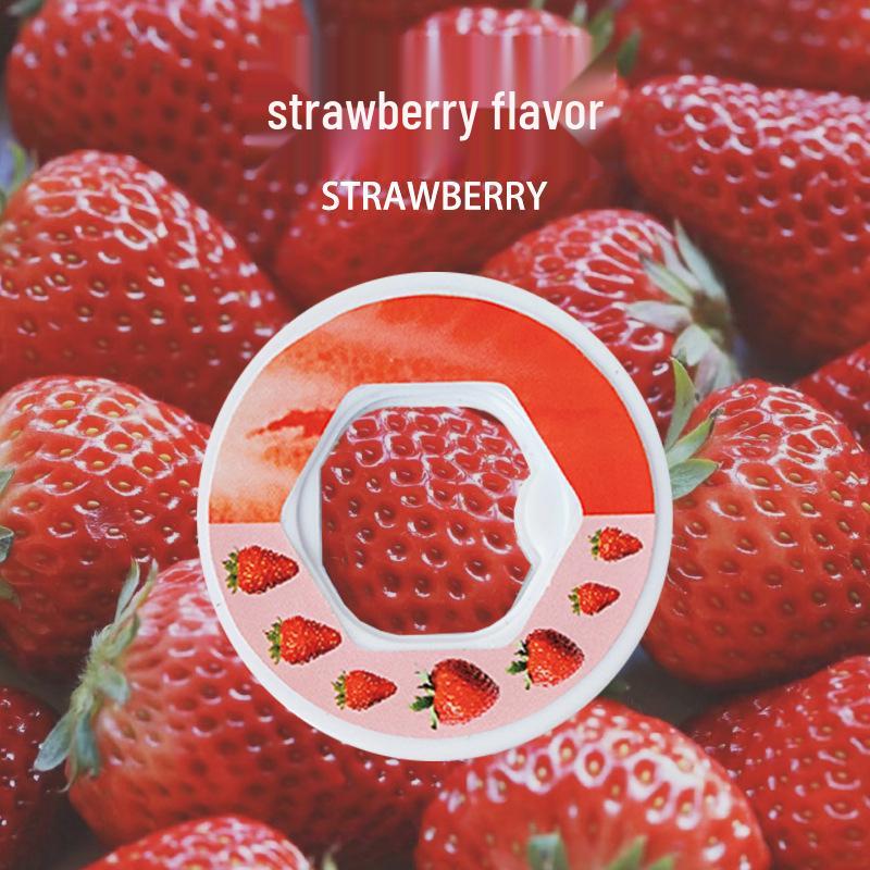 Fruit-Flavored Zero Calorie Water Bottle with Pop-Up Lid and Aroma Ring