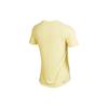 Adidas Logo Print Round Neck Casual Short Sleeve T-Shirt Women Tops Yellow HR8362