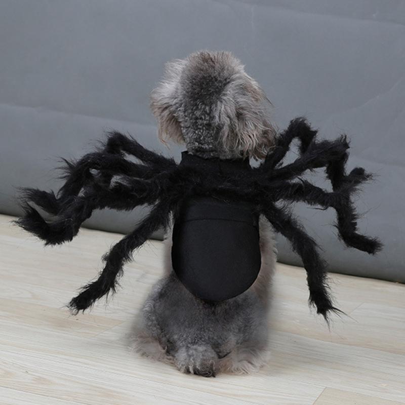 Halloween Dog Cat Clothes Pet Cats Dogs Cosplay Funny Spider Costume Halloween Party Costumes for Small Medium Dog Cats Costumes
