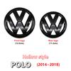 2pcs ABS Car Front Grill Emblem Rear Trunk Badge Logo for Volkswagen VW Polo 2011-2013 2014-2018 2019-2024 Scirocco Quality Kit