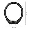 Bicycle Road Bike Cable Dial Black Lock, Lock, Lock, 4-Digit Lock, Portable, Anti-Theft,