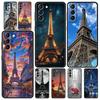 Phone Case For Samsung Galaxy S25 Edge S24 S23 S22 S21 Ultra S20 FE 5G S10 S10E S9 Plus Soft TPU Cover Red Umbrella Eiffel Tower