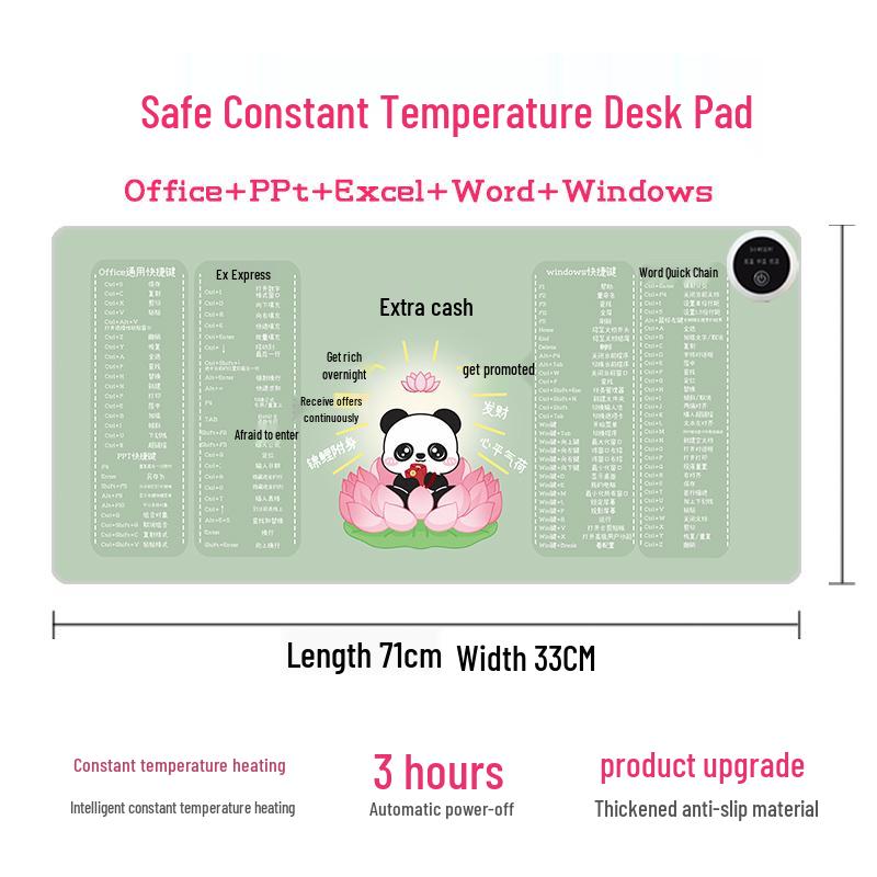 Electric Heated Mouse Pad with Temperature Control