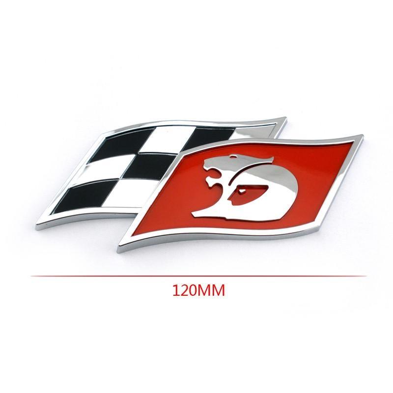 Car Decal Rear Trunk Metal Emblem Badge Sticker for H/ol-den HSV Logo Commodore Captiva Barina Trailblazer