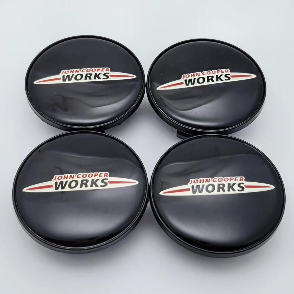 4ks 54mm 56mm Logo John Cooper Works Znak Krytky Středů Koleček Auta Kryty Ráfků Koleček Kryt Stylingové Doplňky pro MINI JCW