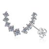 2025 Versatile Moissanite Stud Earrings: High-End Fashion in 925 Sterling Silver for Women