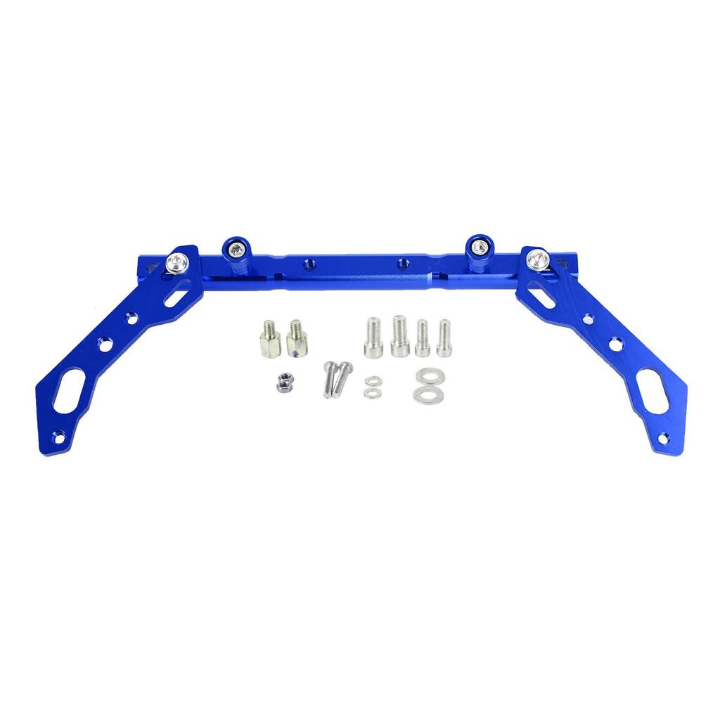 Cross Bar Adjustable Handlebar Balance Lever Universal Blue For Motorcycle