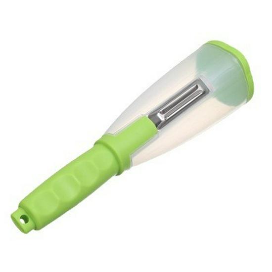 Multifunctional Stainless Steel Peeler & Paring Knife with Storage Box