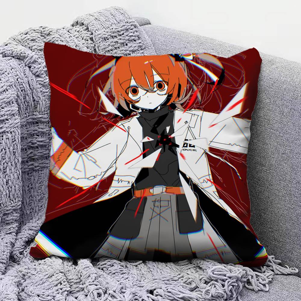 adachi rei Pillow Covers Home Sofa Cushion Covers and Aecorative Custom