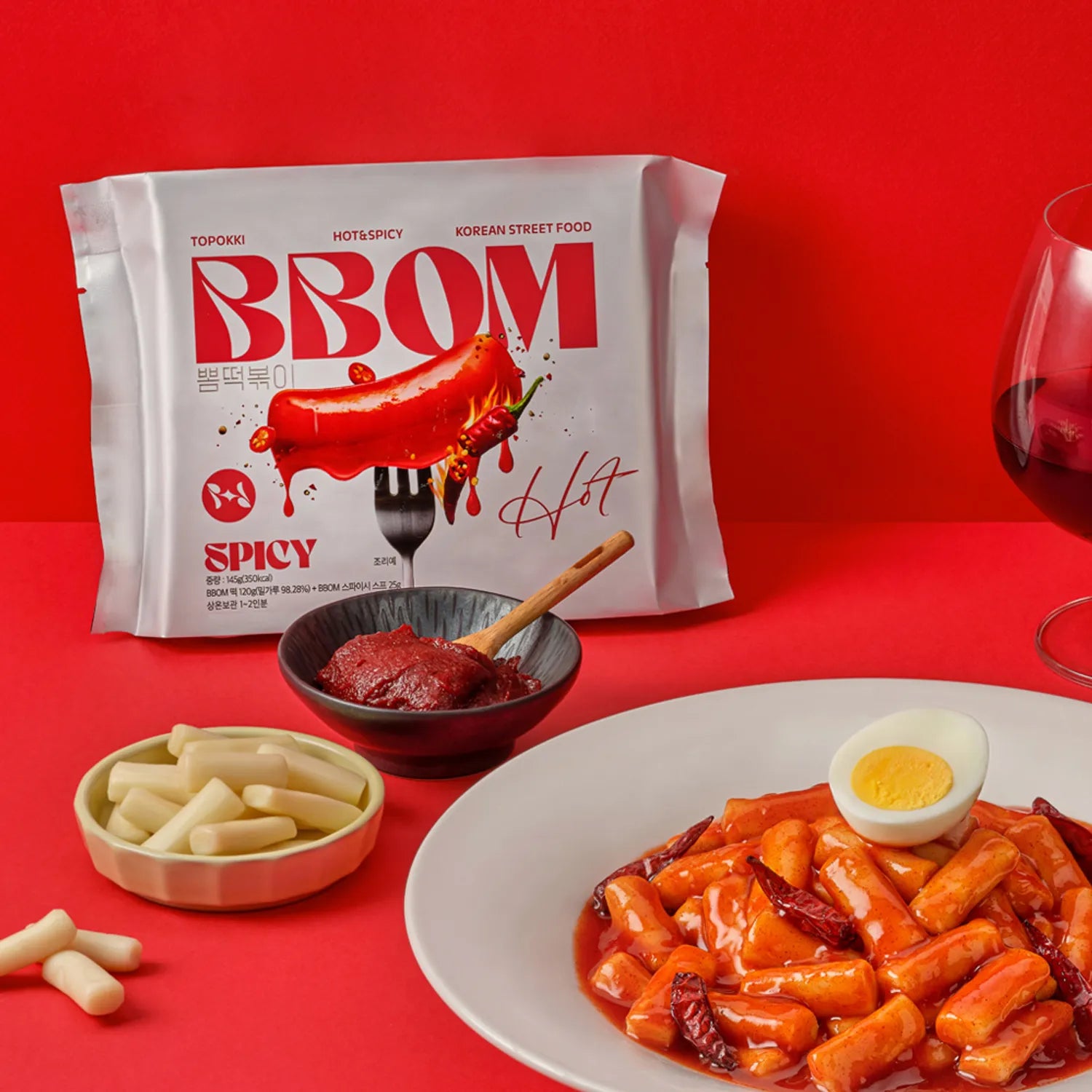 BB0M Tteokbokki #Spicy 145g 145g